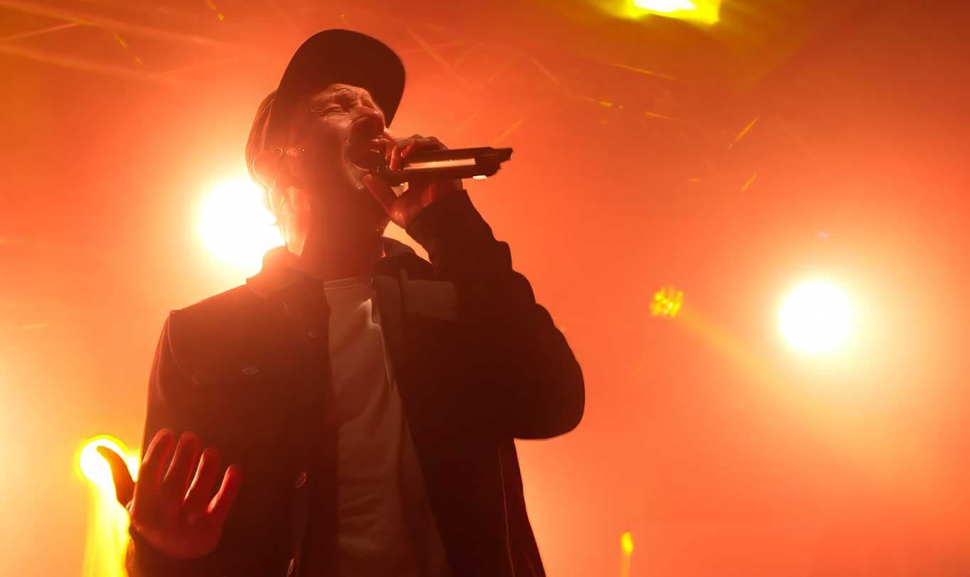 Live-Band auf der Hauptbühne